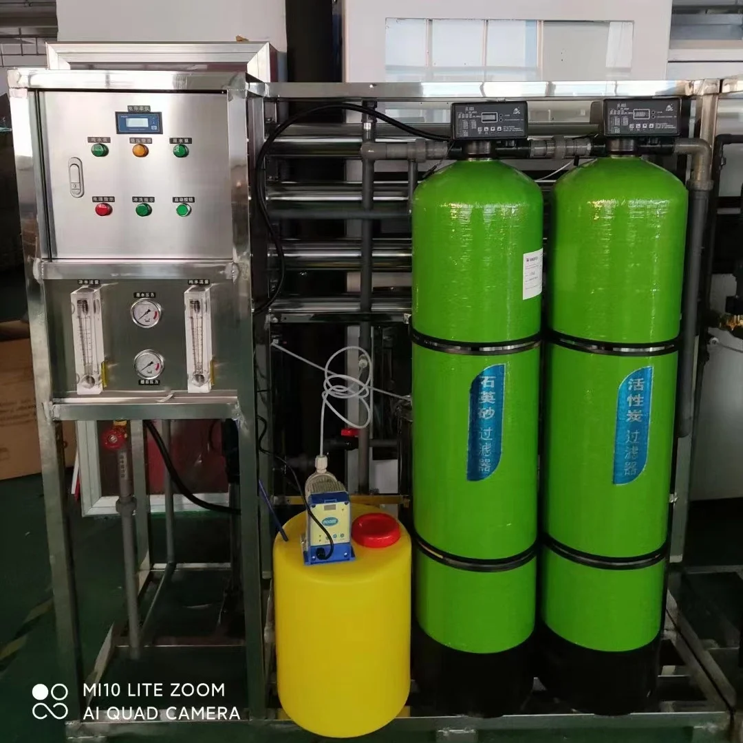 equipo de osmosis inversa industrial 1000 lph Industrial 5000 lph RO Water Purification System planta de purificador de agua