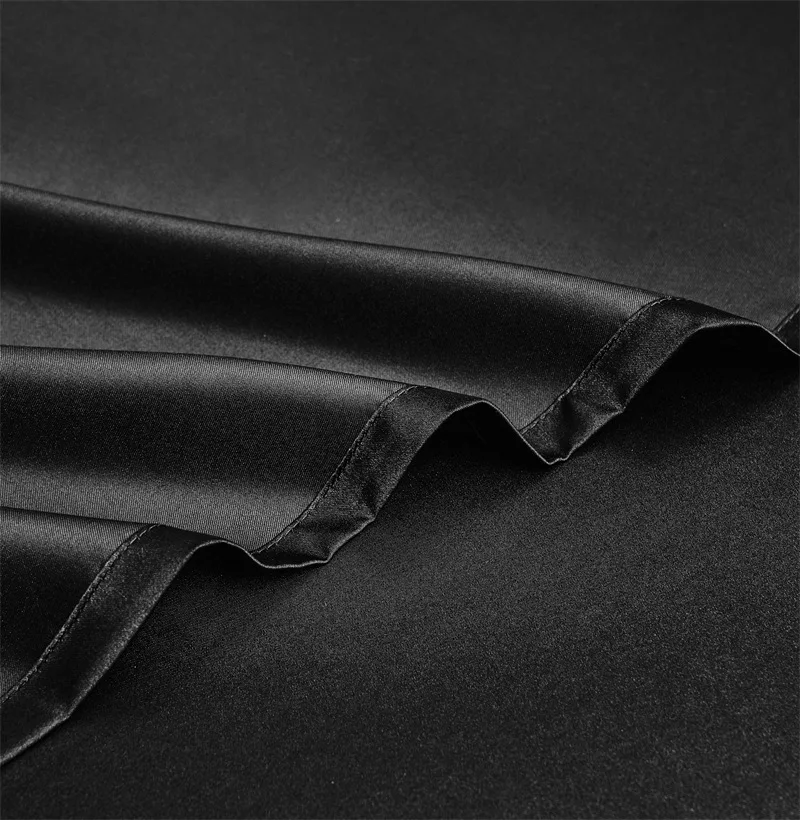 wholesale Luxury Customized bed set Silky Smooth Satin flat sheet Set bedding set 4 Piece