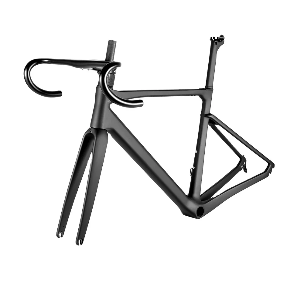 Spcycle New Road Bike Carbon Frame Full Hidden Cable Rim Brake T1000 Carbon Road Bike Frame 135*9mm Quick release