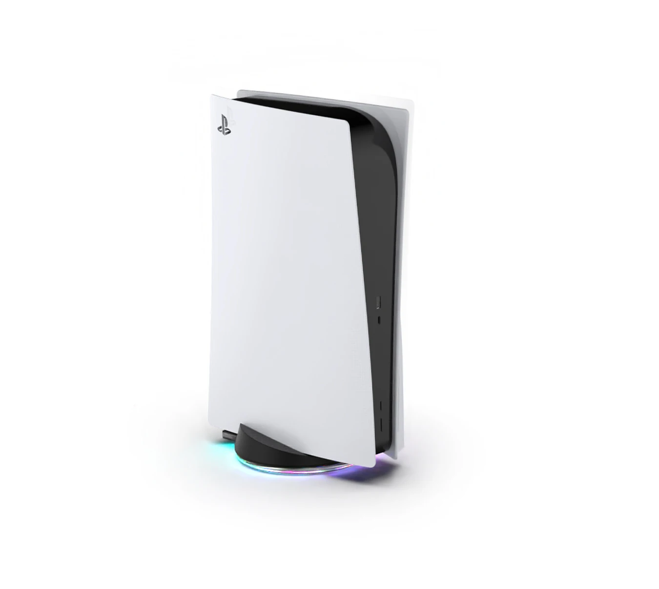 Travelcool PS5 Host RGB Light-emitting Base for PS5 Original Base Bracket LED Light Transparent Holder