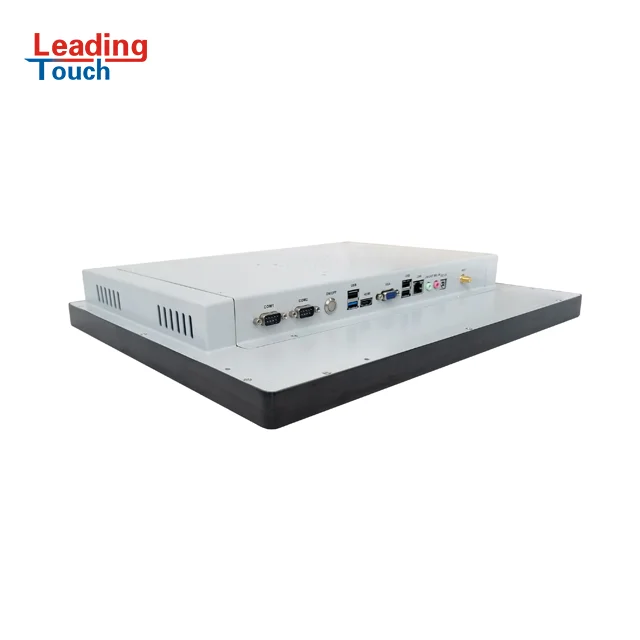 19 inch desktop touch screen fanless industrial pc lcd monitor X86 all in one pc with win 10 VGA/USB/Wifi