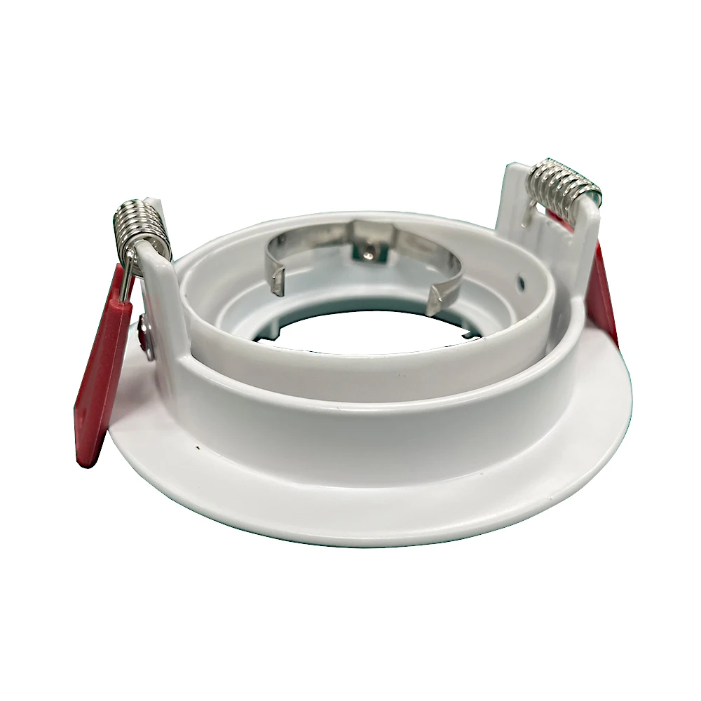 Factory Round square Aluminum MR16 Holders Ceiling Light Gu5.3 Gu10 Mr16 LED Spotlight Fittings Frame Fixture