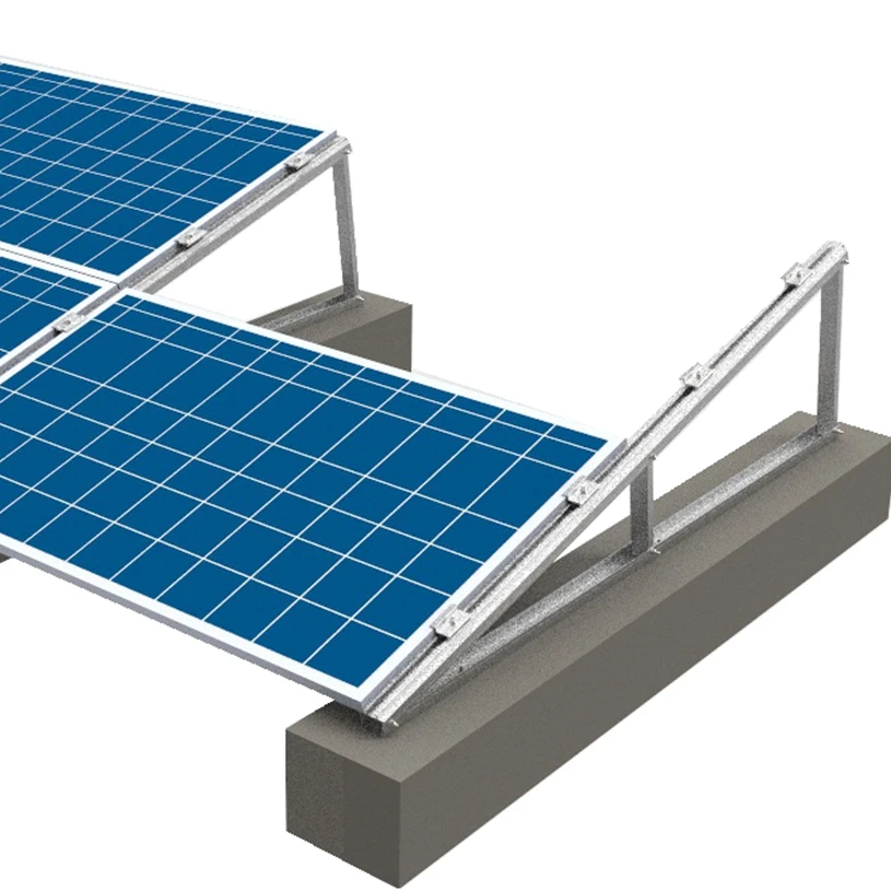 Pv поддержка алюминиевой структуры Солнечная стойка солнечная панель Монтажный кронштейн со средними и концевыми зажимами