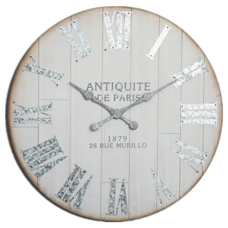 30 Inch Hot Sell Wooden Wall Clock Cheap China Factory Antique  Big Wall clocks