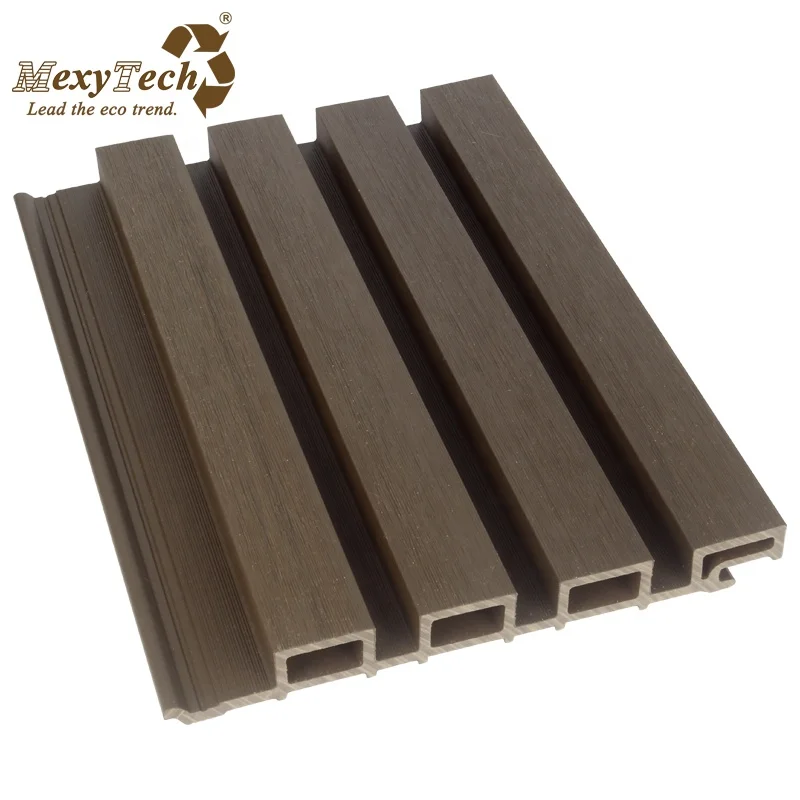 Wooden Look House Vinyl Siding wood compositee material wpc wall panel