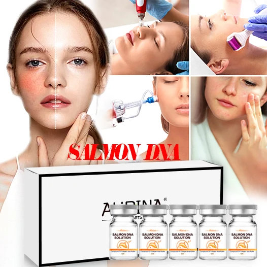 Private Label 5ml Skincare Salmon DNA PDRN PN Skin Booster and Healing Serum Mesotherapy Solution Face Ampoule d Korea