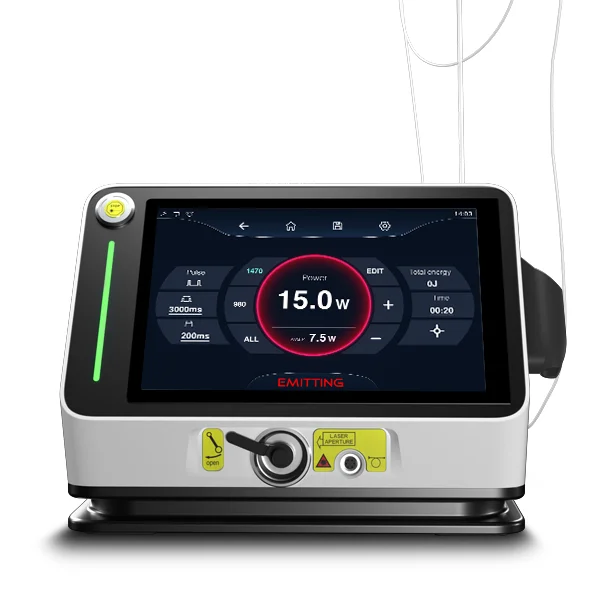 PIOON Endolifting Diode Laser 1470nm 15W  Liposuction Laser Machine Face Lifting Bare Fiber Consumables