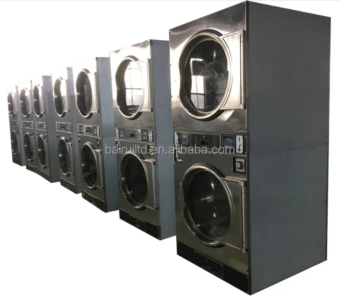 Dexter design coin washer & dryer for laundry shop purpose
