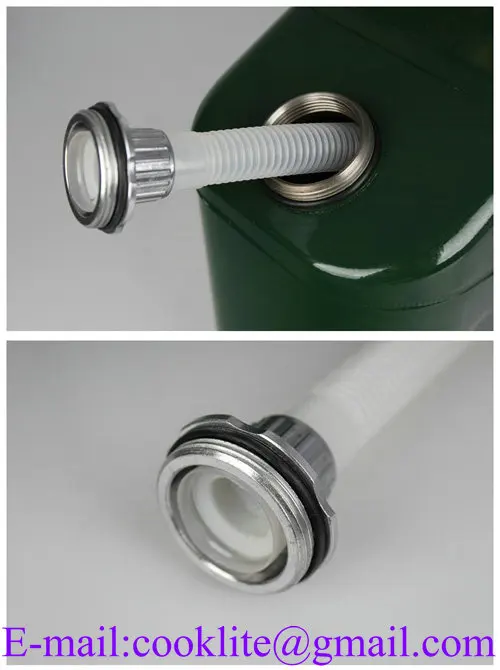 Square Jerry Can with Inner Oil Spout