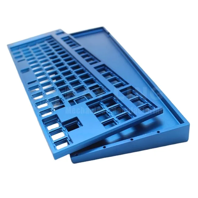 Custom CNC Machining Metal Aluminum Mechanical Keyboard Case Plate Kit with Micro Machining Drilling Rapid Prototyping Wire EDM
