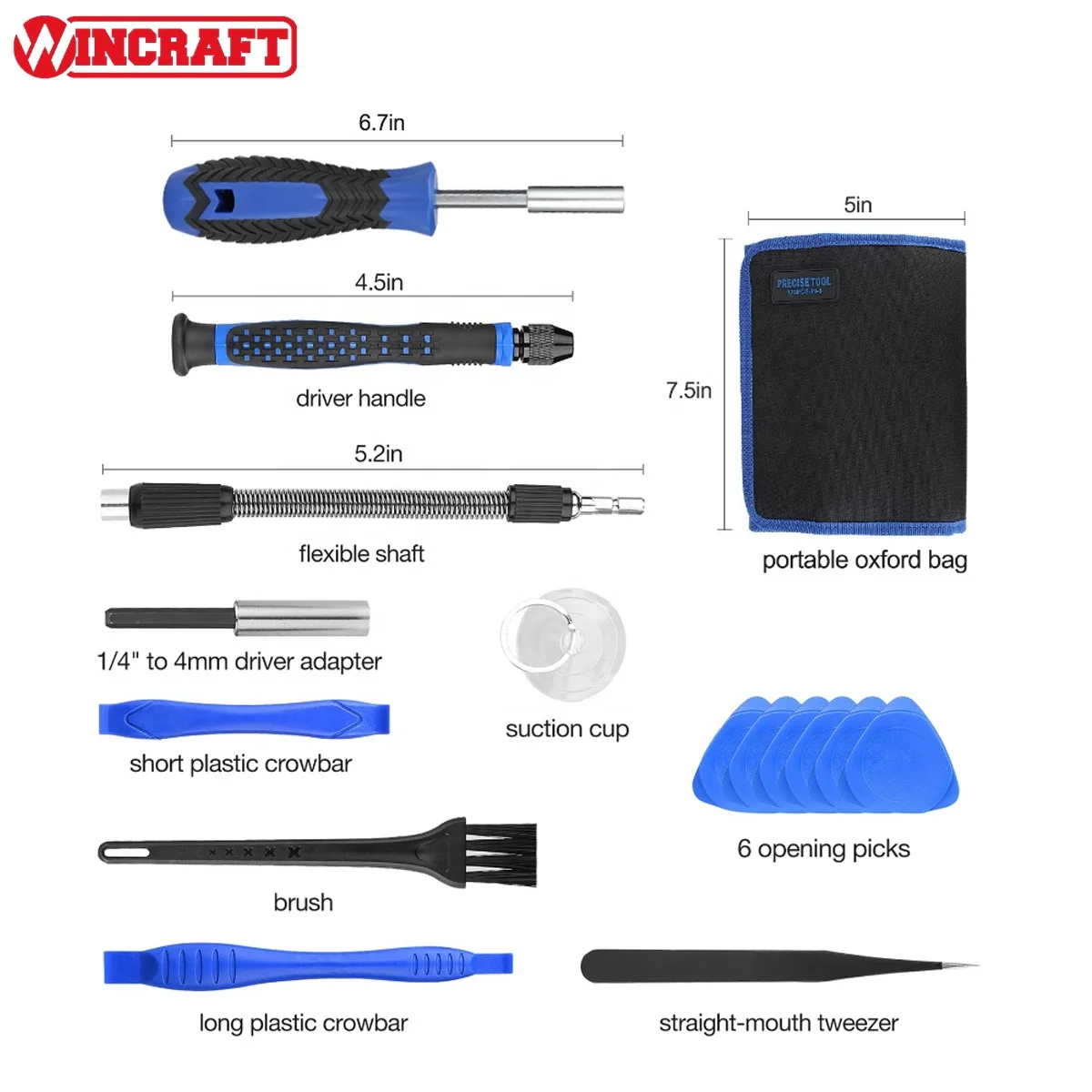 170 in 1 Computer Repair Tool Kit With Portable Storage Bag Precision Screwdriver Set