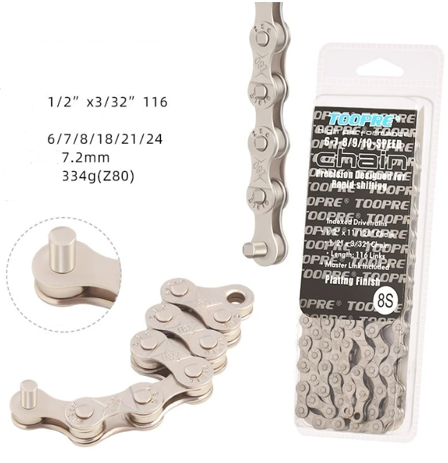 18123 6-7-8s/9s/10s MTB Mountain Bicycle Chain Folding Road Bike Chain
