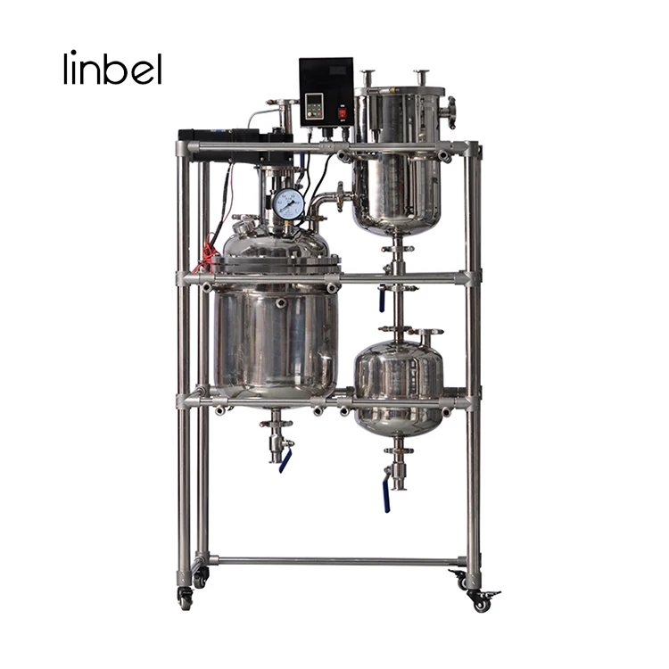 Factory wholesale stainless steel titanium chemical mixing reactor autoclave stirred tank reactor