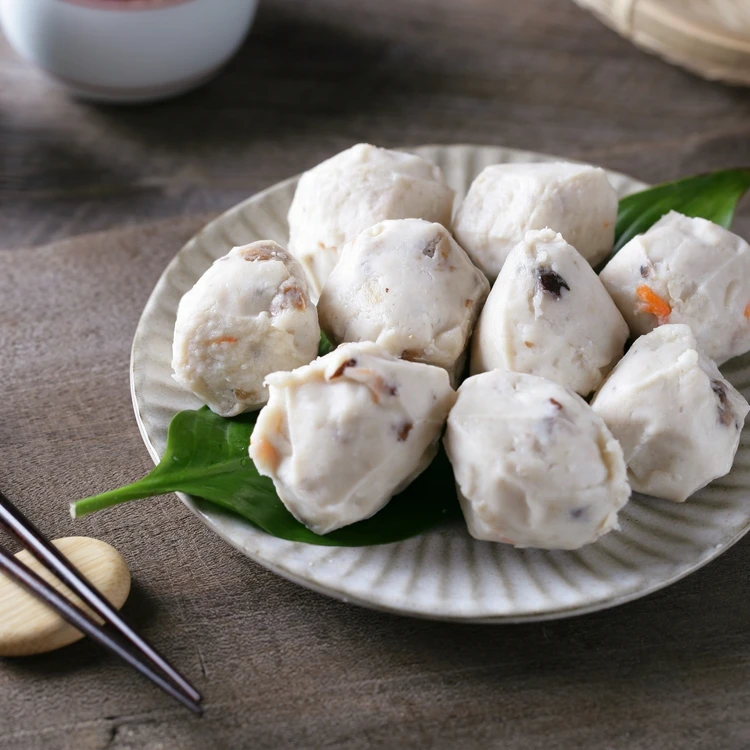 
Sailfish ball wholesale hand made series frozen food mushroom sail fish ball for soup and hotpot 