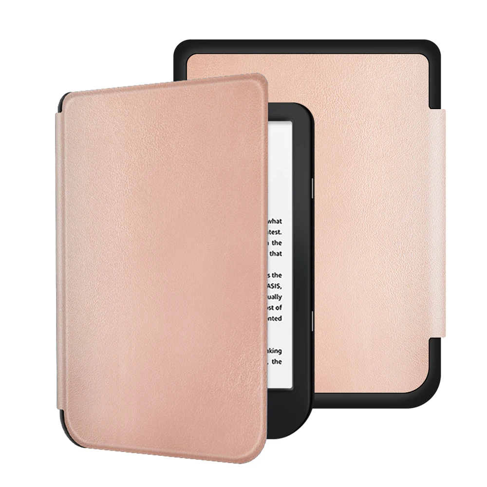 2020 stock wholesale high quality auto sleeping function folio flip book ereader protective case cover for KOBO nia 6inch 2020