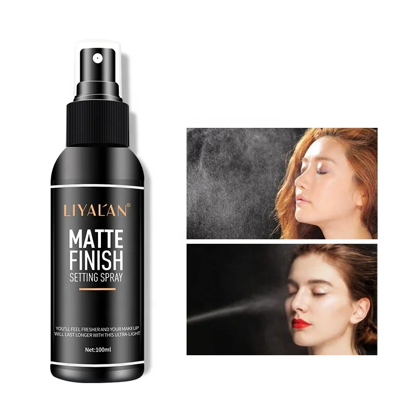 LIYALAN Private Label All Natural Skin Hydrating Face Primer Makeup Matte Setting Spray Mist