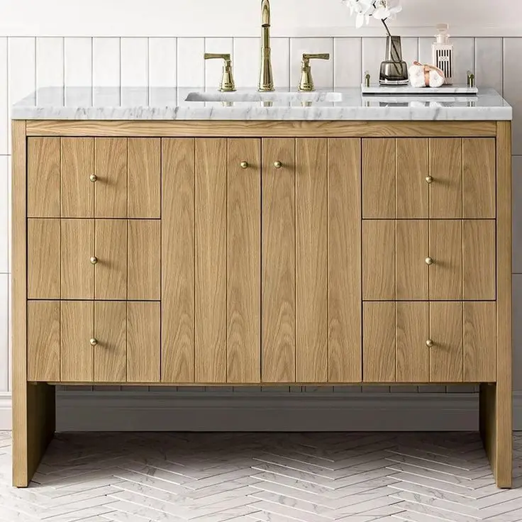 CBMmart High end Custom Size Wood Bathroom Vanity Cabinet Made In China