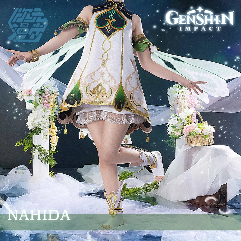 Костюм для косплея Genshin Impact Sumeru нахида, милое платье для девочки, наряды для вечеринки, Малый лорд кусанали, костюмы на Хэллоуин для взрослых