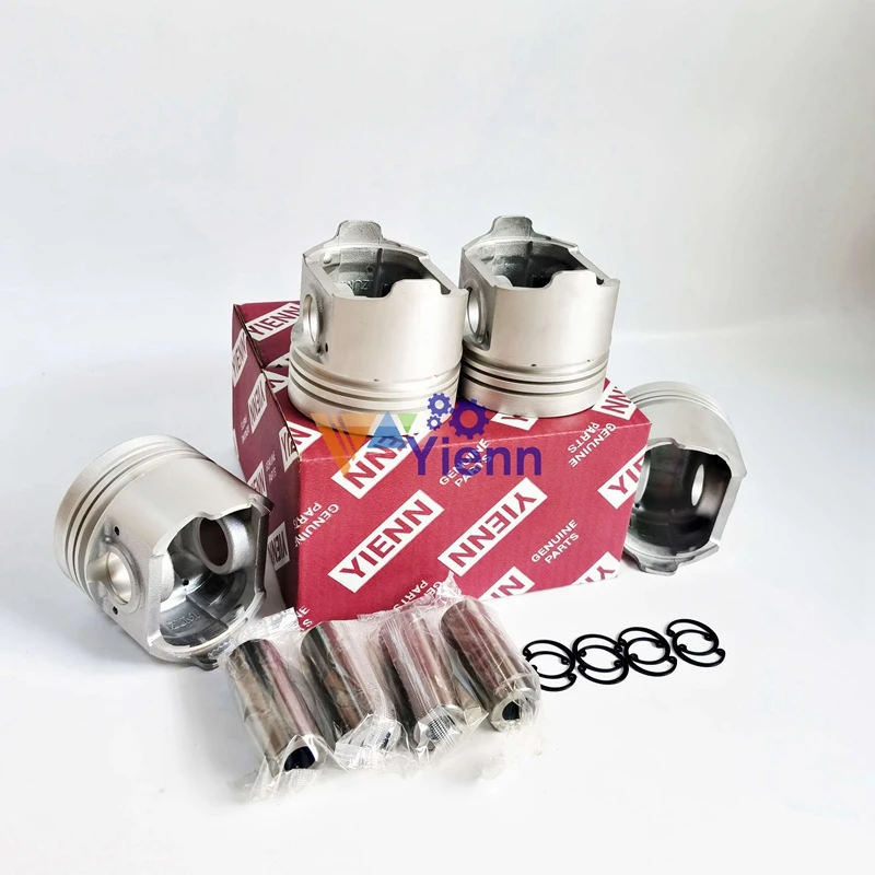 N844 N844L N844T N844LT-D N844L-D Piston With Piston Ring Set For Shibaura SKID STEER LOADER SR150 diesel engine parts