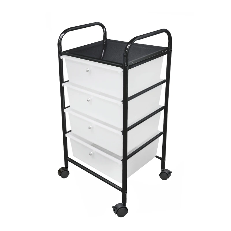 Good End Price Taiwan Brand 4 Drawers Office Trolley Portable Rolling Cart Storage Kitchen Shelves Rack