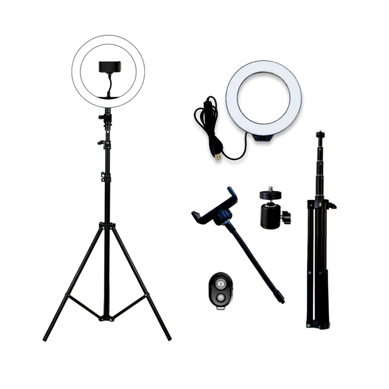 3200K-5600K и кристаллом сиреневого цвета de luz 10 дюймов LED make up кольцо заполняющий свет с регулируемой яркостью Светодиодная Кольцевая вспышка для селфи с штатив-Трипод стойка ringlight