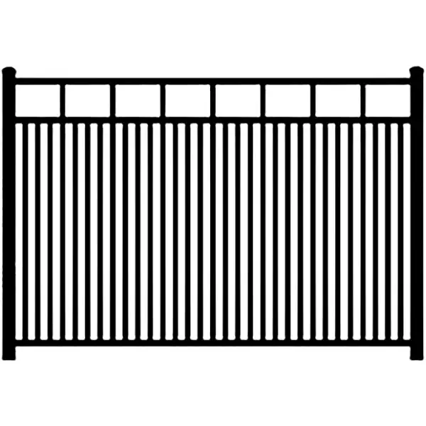 Cheap used wrought iron fence steel fence panel metal fencing designs