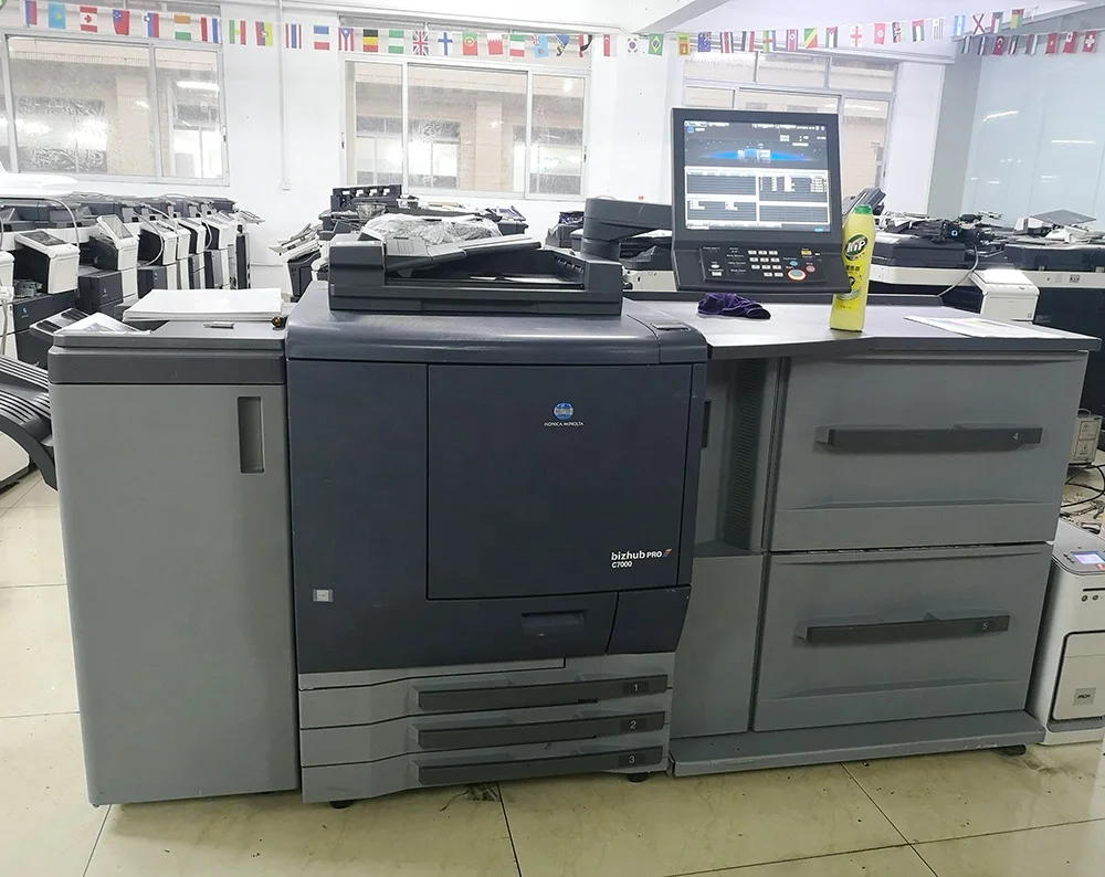 Good Conditions Used Digital Laser Copiers Printers for Konica Minolta Bizhub Press C6000 C7000 Good Working
