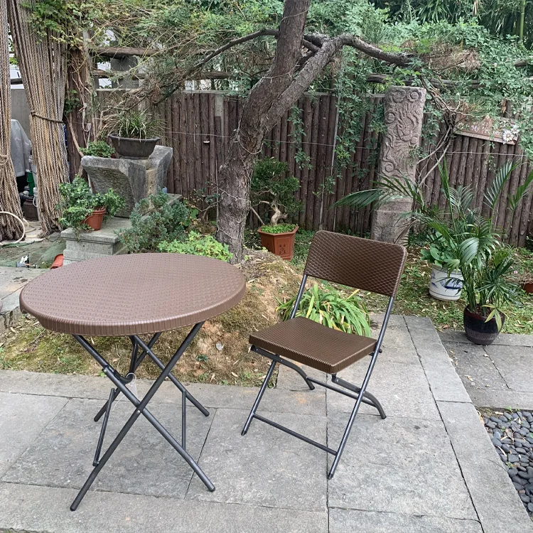 Factory supply outdoor Garden rattan furniture combination chair garden outdoor furniture