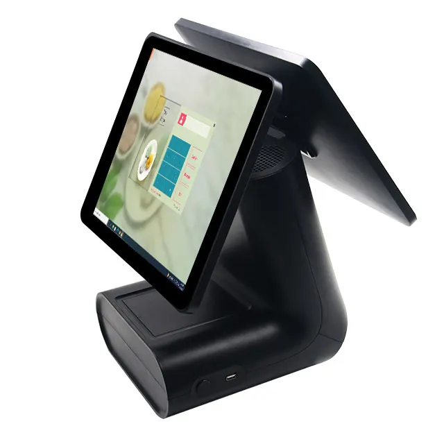 15.6' 1080P Display POS Register Terminal 780Pro with Capacitive Touch Panel and 80mm Built-in Thermal Printer