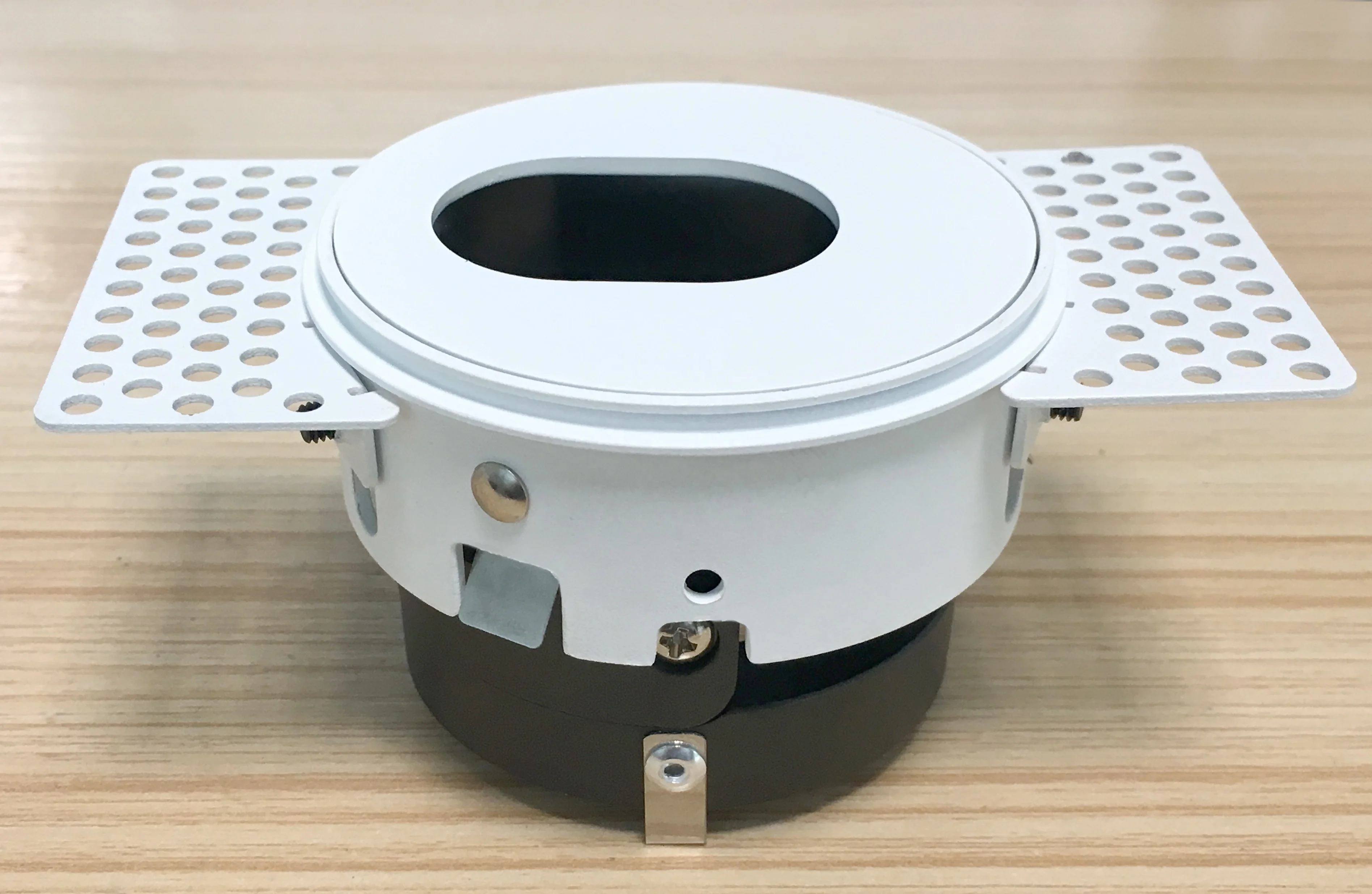 Новый Индивидуальный Светодиодный светильник встраиваемый декоративный Точечный Gu10 Downlight корпус рамы без оправы Монтажное кольцо