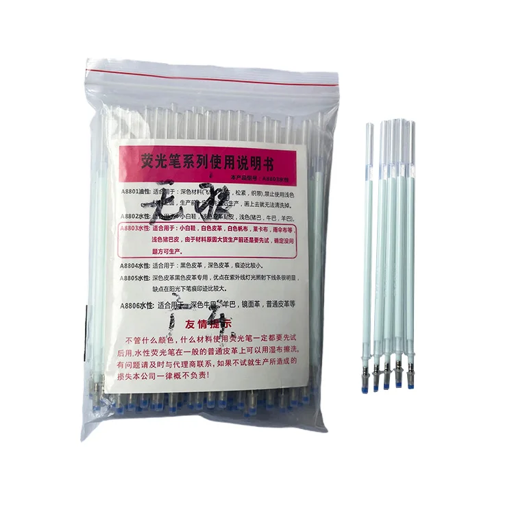 Hot Sale Non-marking Erasable Highlighter Ink Marker For Marking Shoes Uv Visible