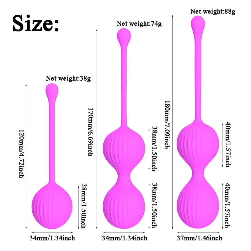 Kegel Ball Ben Wa Ball Vagina Tighten Exercise Machine Sex Toy for Women Vaginal Geisha Ball