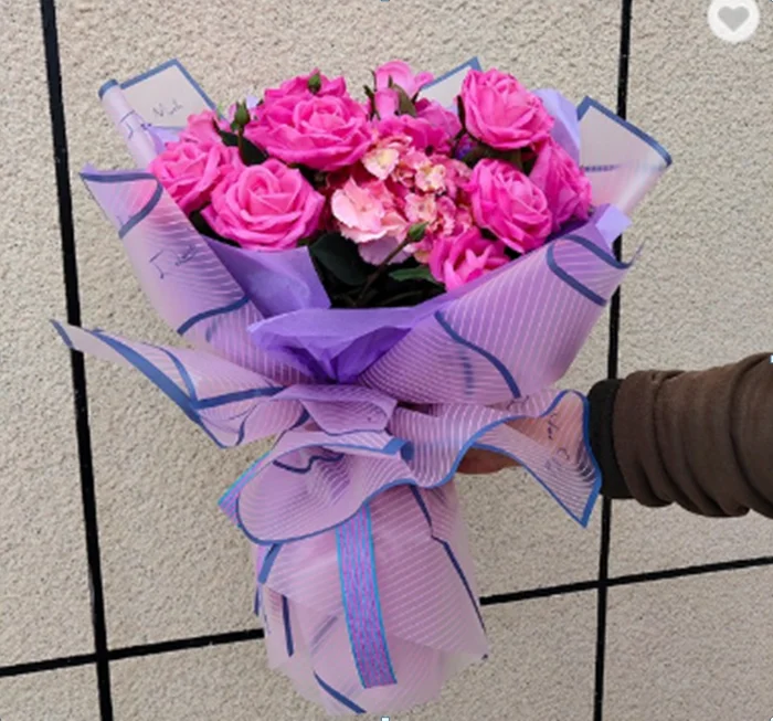 Factory direct vintage flower wrapping paper paper for wrapping flower paper for flower wrapping