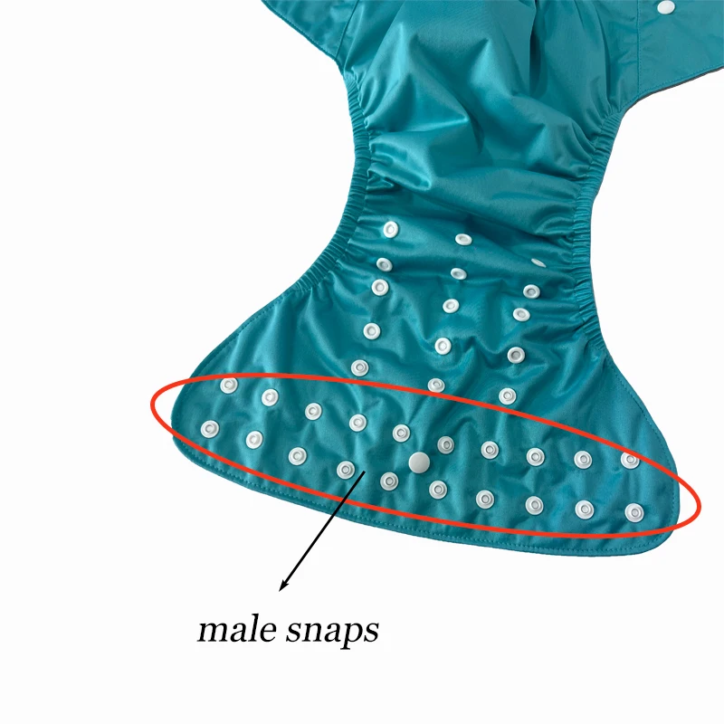 2024 OEM Customize Cloth One Pocket Diaper Newborn AWJ Inner Adjustable 3-15Kg Washable Baby Cloth Diaper