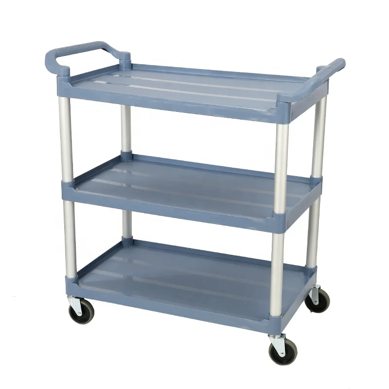 Фабрика Price3-tier пластиковые гостиничный Сервировочная Тележка для напитков контейнер перевозки пищи автобус Универсальный сервис тележка