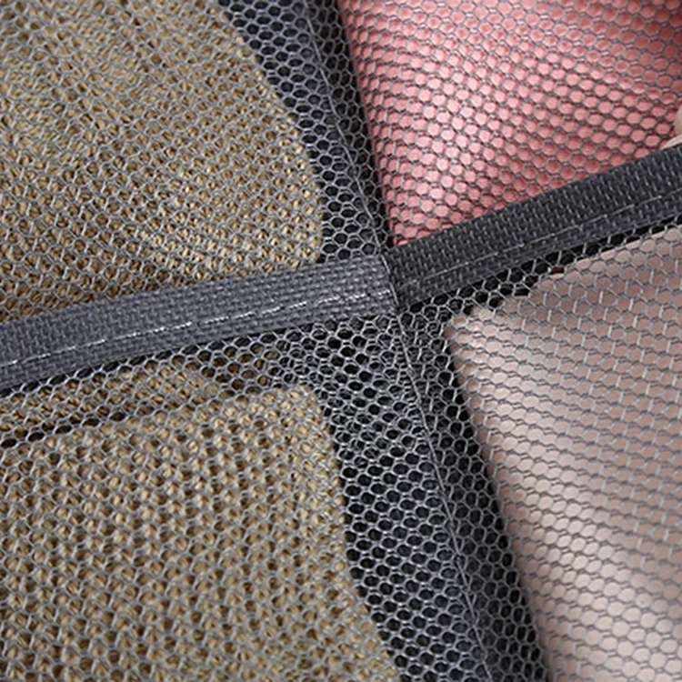 Underwear Hanging Organizer with Mesh Pockets, Fabric Closet Storage Organizer, Two sides Bra Hanging Bag