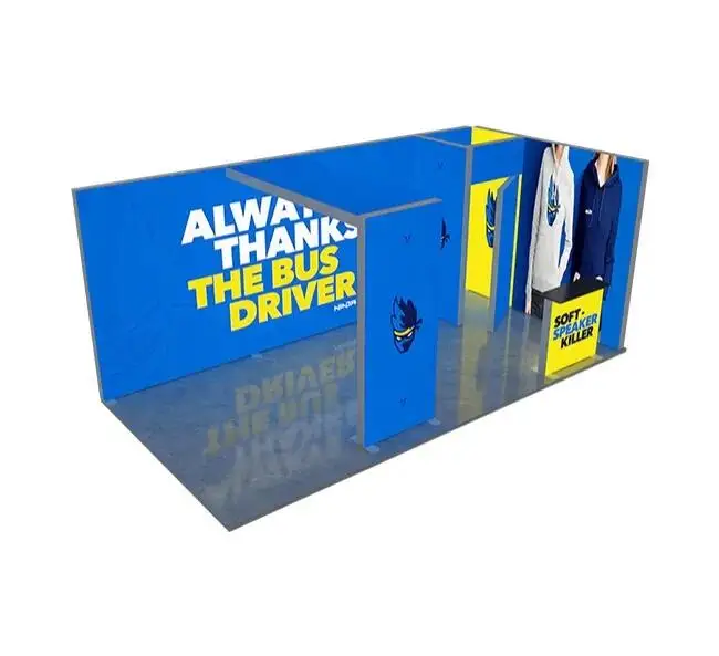 Light Box Frames Advertising Light Box Booth With Storage Room And Tv Led Light Box Stand Trade Show Display Booth