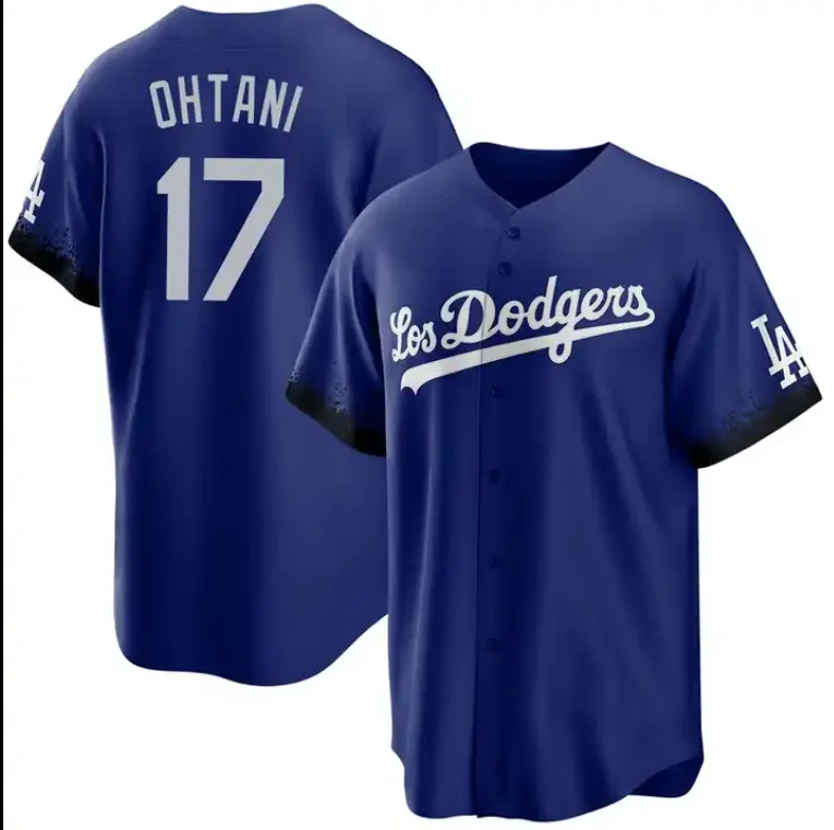 2024 New Stitched Los Angeles Baseball Jersey OHTANI 17 With All Logo For Men