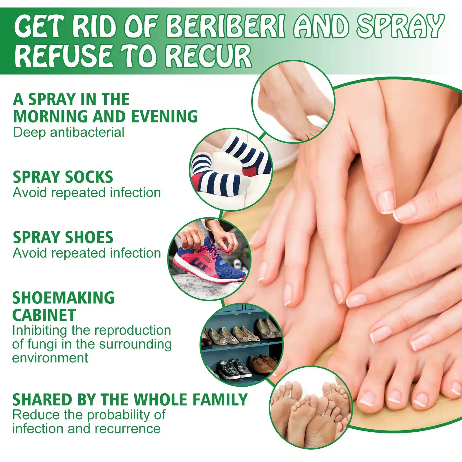 foot care products medicine gentle formula antifungal spray hand ringworm beriberi fungus spray