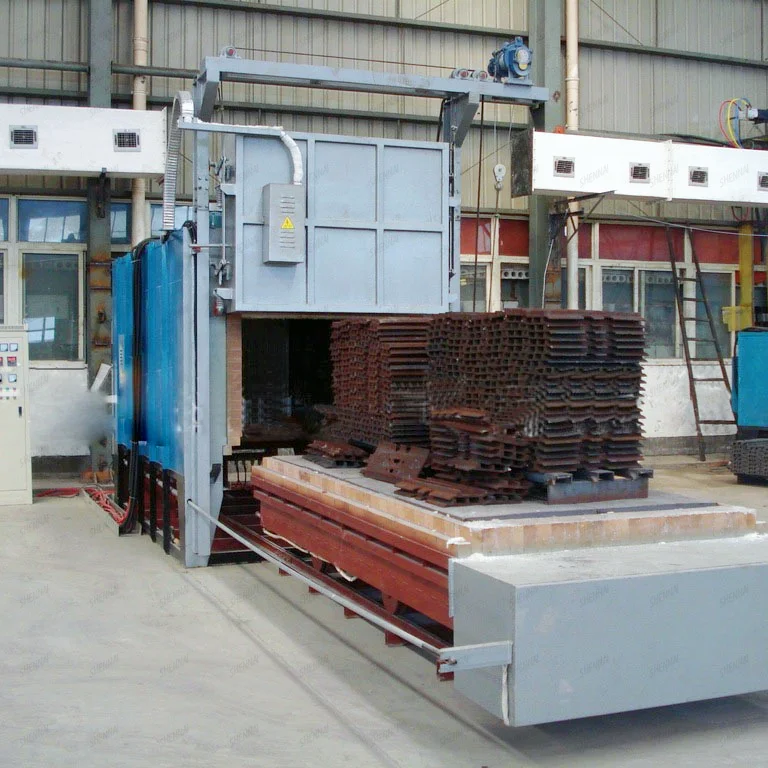 Stainless Steel Hardening And Tempering Trolley Type Drawing Furnace