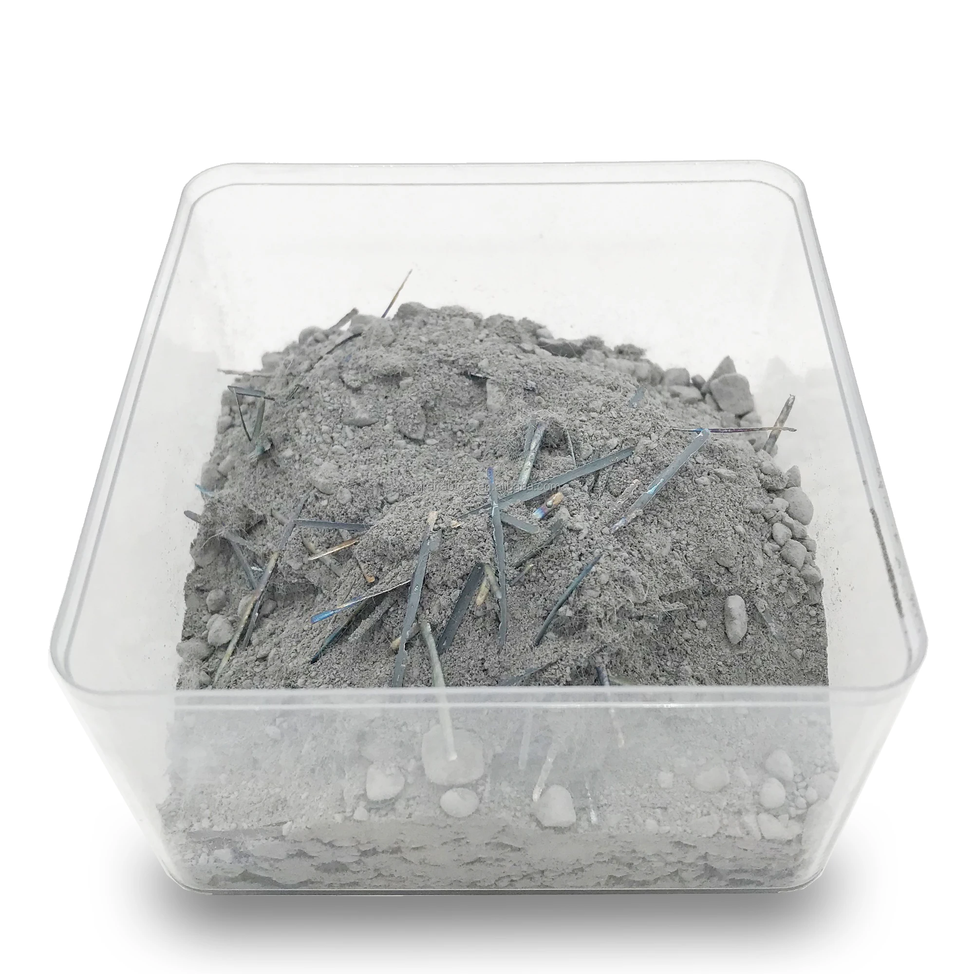 Steel Fiber Reinforced Refractory Castable Abrasion Resistant and Impact Resistant Low Cement Castable