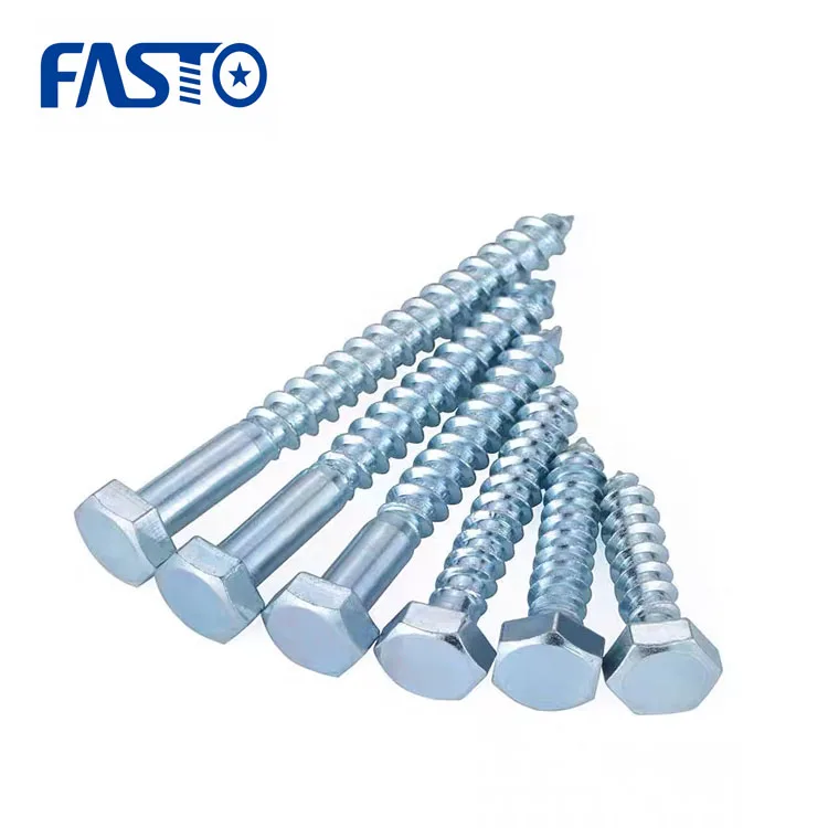 Customized Factory Supply Wood Construction Screw For Furniture DIN 571 Wood Screw Fasteners