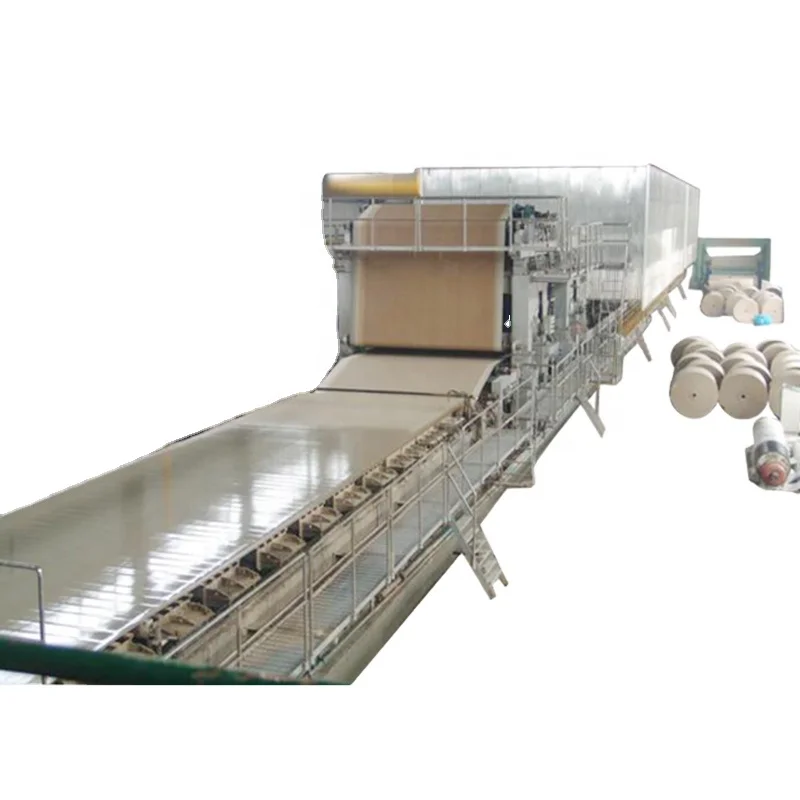 Brown Kraft Paper Corrugated Carton Paper Bag Box Test Liner Fluting Paper Making Machine