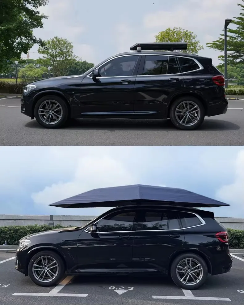 New Car roof shade portable automatic foldable UV proof car umbrella parking car window sun shade
