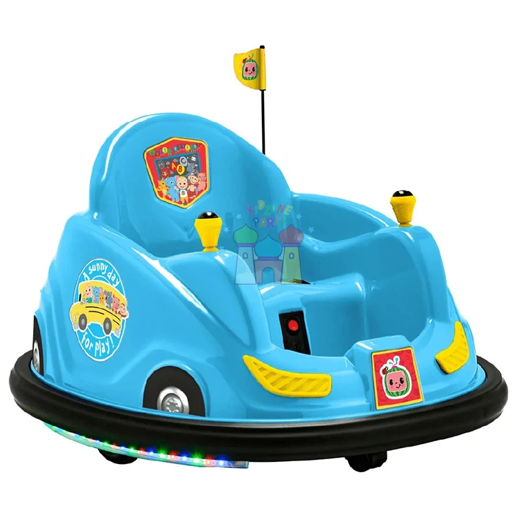 Kids rid on car chargeable electric baby bumper car 360 rotation with music and light baby bumper for kid
