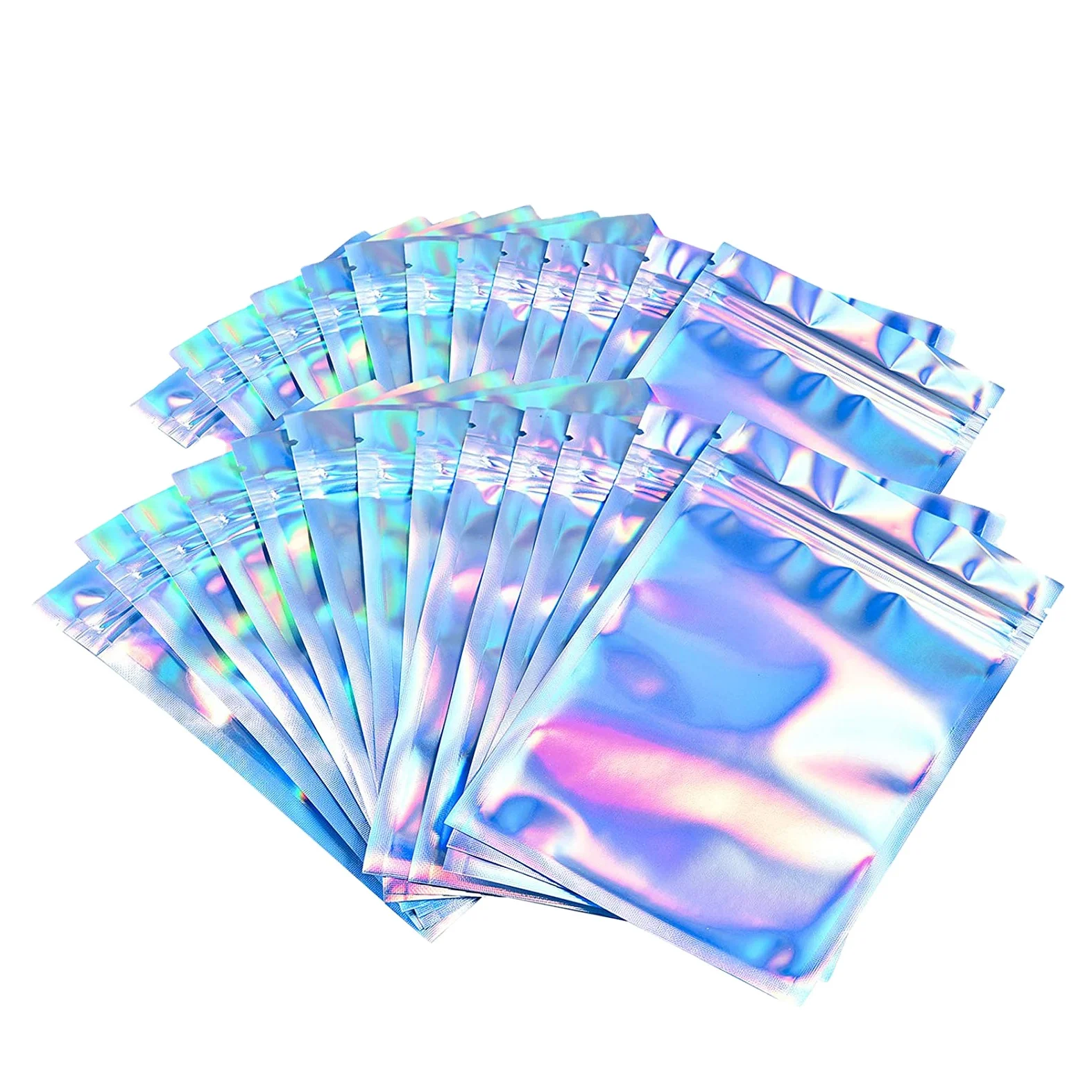 hot selling Custom Printed Soft Touch Child Resistant Smell Proof Resealable Ziplock 3.5g Candy Mylar Holographic Bags