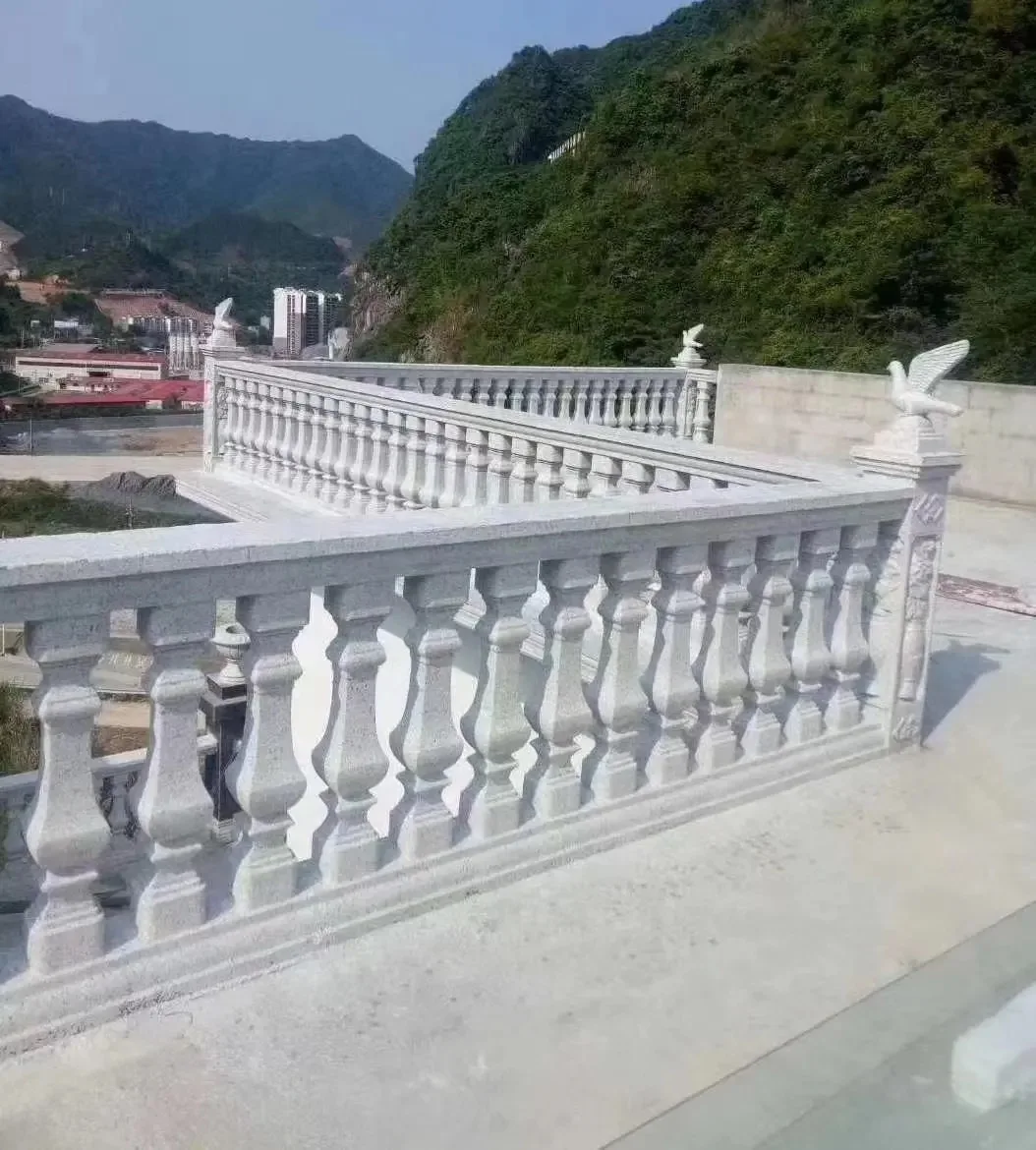 Casting in place plastic decorative square flower shape concrete baluster mold for sale concrete fence mold precast making mold