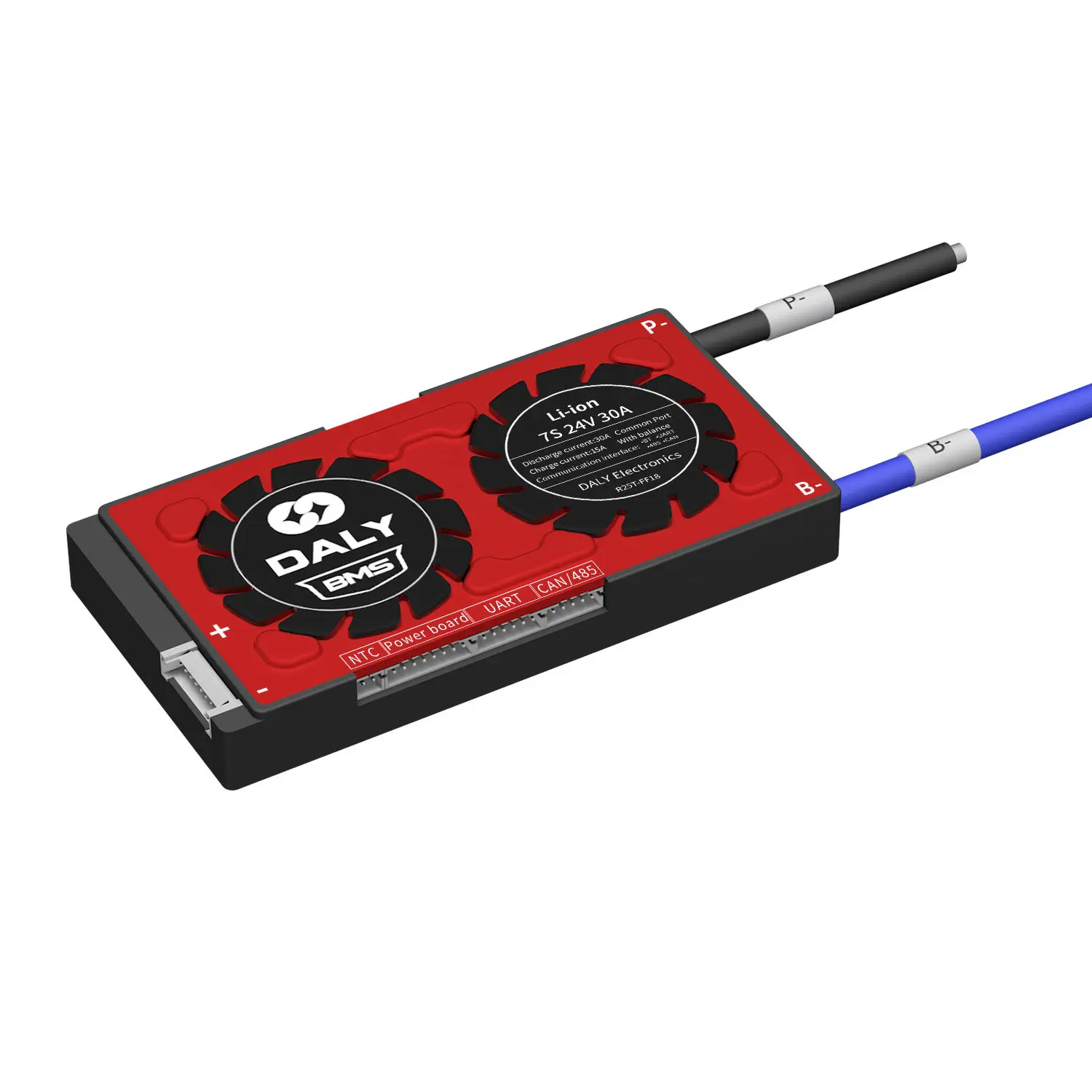 Daly 12 volt bms 7s 3.7V Waterproof PCM for 18650 Li-ion Battery Pack bms lithium battery bms for scooter Li-ion 7S 12V 80A