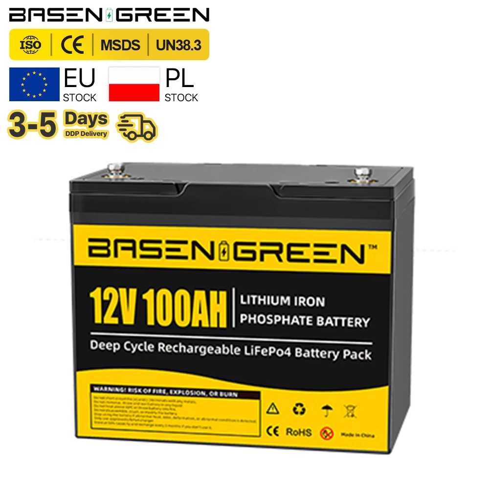 Solar LiFePo4 Battery 3.7V 12V 24V 12.8V 300ah 200ah 150ah 100Ah 50ah Lithium Iron Phosphate Battery Pack Energy Storage Battery