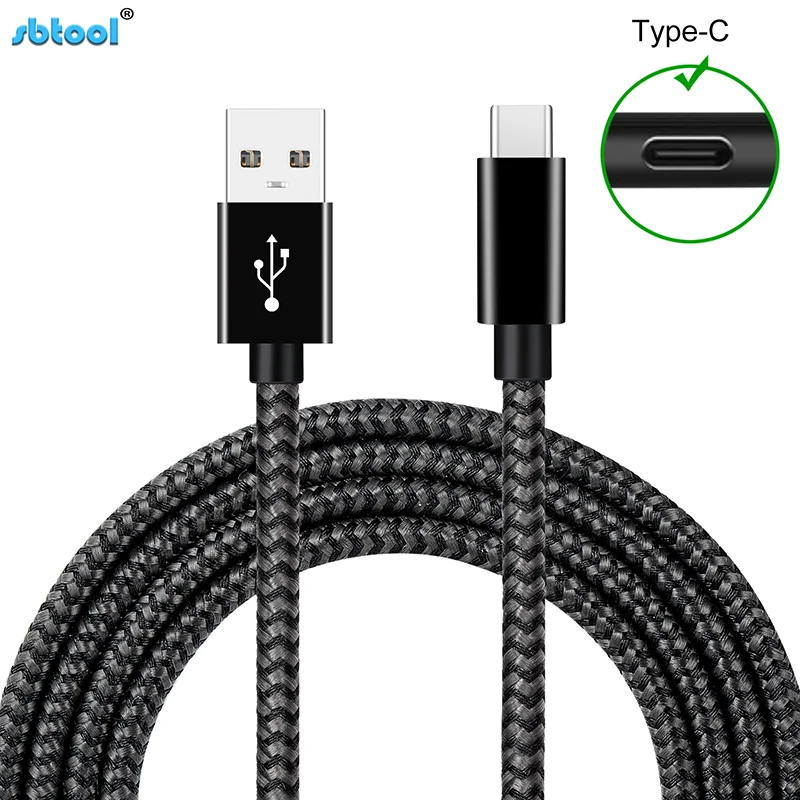 Cutomization 3A Fast Charger Nylon Cord Braided USB2.0 to Type C Charging